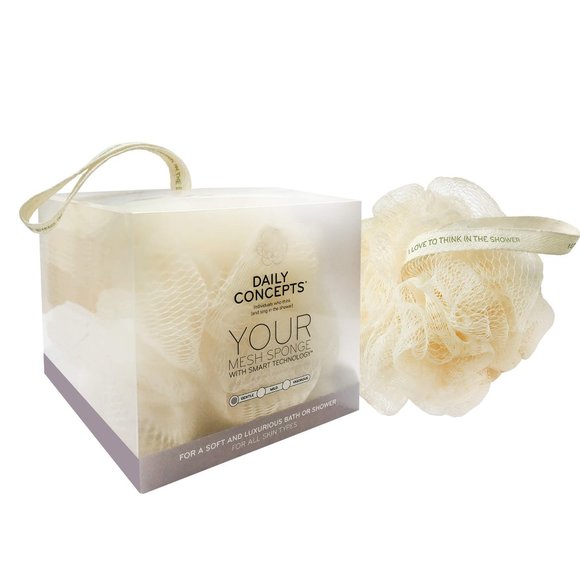 NWT Daily Concepts Daily Mesh Sponge - boxed - Lavender Vanilla - Picture 1 of 3